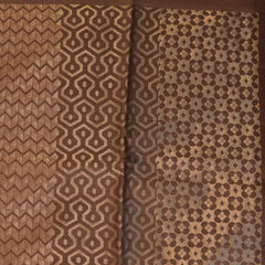 Pure silk Chocolate Brown Saree with Blouse