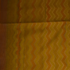 Benarasi rang kart cora cotton mustard yellow mix saree with jari work boarder