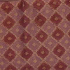 Benarasi rang kart cora cotton pink mix saree with jari work