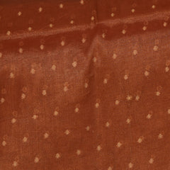 Benarasi cora tissue brick red saree with jari boarder