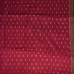 Benarasi monga silk rani pink saree with jari work boarder