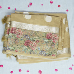 4354 musturd yellow super net benarasi saree