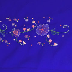 Electric Blue Chiffon Saree for a Striking Statement Look