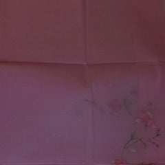 Muted Mauve Organdy Saree for a Graceful Aura