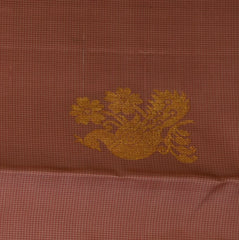 Kanchivaram Peach Saree with Blouse