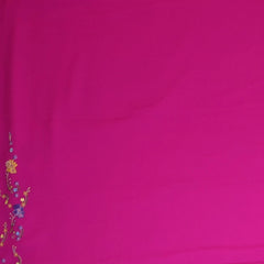 Vivid Fuchsia Pure Gadwal Silk Saree with Regal Finish