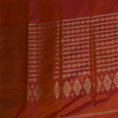 Benarasi pure silk orange & pink saree with jari work