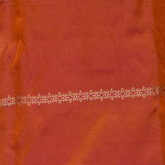 Benarasi pure silk orange & pink saree with jari work