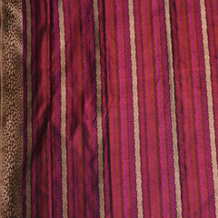 Benarasi pure silk multi color saree with jari boarder