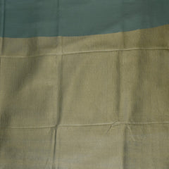 Benarasi monga silk aquamarine saree with gold jari boarder