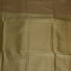 Benarasi monga silk khadi saree with gold jari stripes