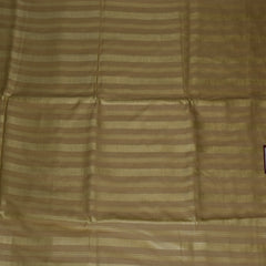 Benarasi monga silk khadi saree with gold jari stripes