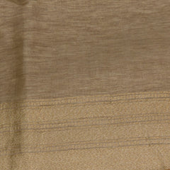 benarasi kathan silk khadi saree with gold jari boarder