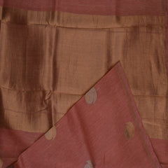 benarasi kathan silk light coral saree with blouse