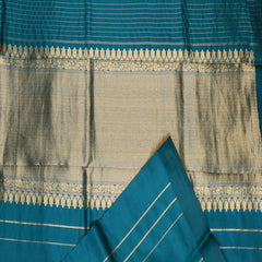 Benarasi kathan silk light sea green saree with jari work