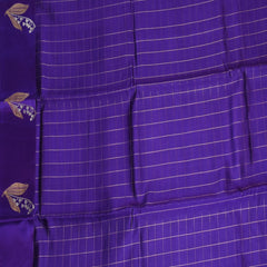 Benarasi kathan silk purple saree with motif boarder