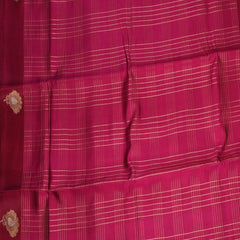 Benarasi kathan silk deep pink saree with jari work