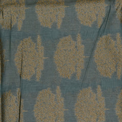 Benarasi rangkart chanderi silk aquamarine saree with jari boarder