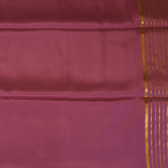 Mysore Crepe Silk Plum Purple Saree