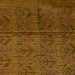 Tussar Silk Caramel Bronze Saree with Blouse