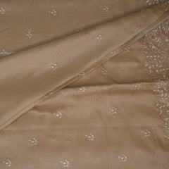 Semi Silk Cream saree with thread work boarder