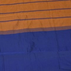 Semi silk cotton navy blue saree with jari work