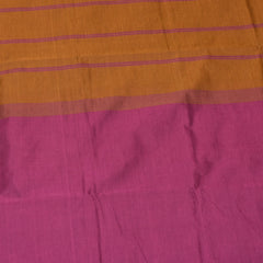 Semi silk cotton purple saree with jari boarder