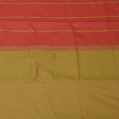 Semi silk cotton green saree with jari boarder