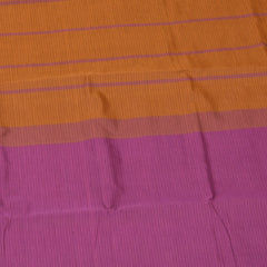 Semi silk cotton pink saree with jari boarder