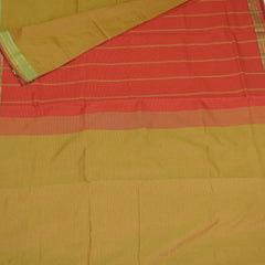 Semi silk cotton pista green saree with jari boarder