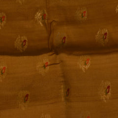 Benerasi tussar georgette mustard yellow saree