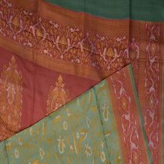 Benarasi georgette sky blue saree with thread & jari work