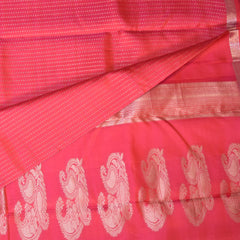 Kanchi silk magena saree with jari boarder