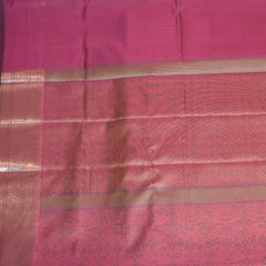 Semi Silk Megenta saree with jari boarder