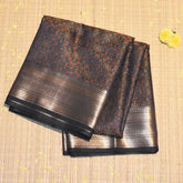 Semi Silk Blue Saree with jari boarder