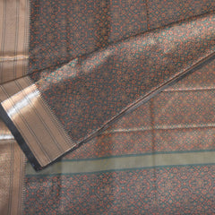 Semi Silk Black saree with jari boarder