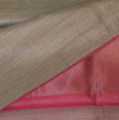 Jute silk sea green saree with jari boarder