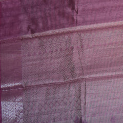 Semi Silk Cotton pink saree with jari boarder