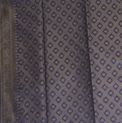 Banarasi Mauve Saree Jari Boarder with Blouse