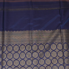 Banarasi Mauve Saree Jari Boarder with Blouse