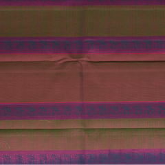 Kanchipuram Silk Dark Magenta Saree with Blouse