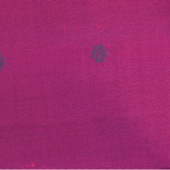 Kanchipuram Silk Dark Magenta Saree with Blouse