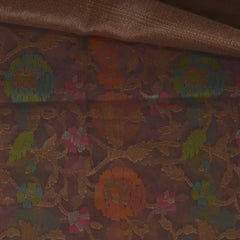 Semi Silk Light purple saree with jari boarder