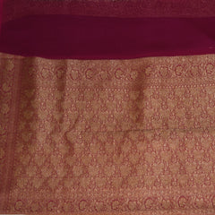 benarasi khadi silk 3509 rs.12200 pink saree with jari boarder