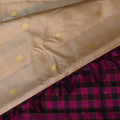 Gadwal pure silk cream saree with jari boarder