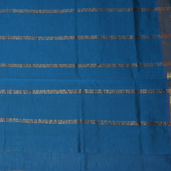Kanchi Semi Cotton Silk Grey Saree with Jari Boarder