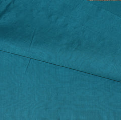 Kanchi Semi Cotton Silk Sky blue saree with jari boarder