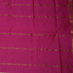 Kanchi Semi Cotton Silk Pink saree with jari boarder