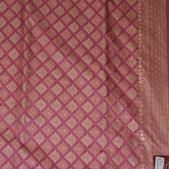 Banarasi Light Pink Saree Jari Boarder with Blouse