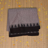 Kanchi Cotton Beige saree with thread boarder